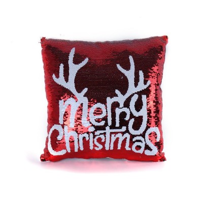 decoration magic gift reversible sequin pillow custom sequin cushion cover